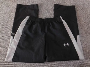 Under Armour Boys Sweatpants Large YLG Black logo print - Picture 1 of 12