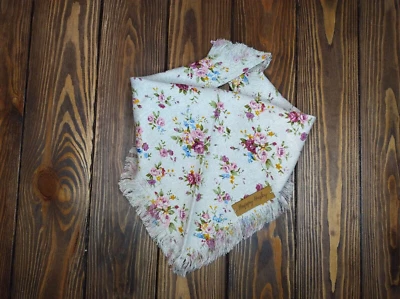 Bandana de lino para perro con flecos, atado, 21 pulgadas 54 cm de largo, para perros medianos Foto 1 de 3