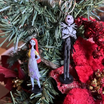 Disney Pesadilla antes de Navidad Sally Jack esqueleto adorno personalizado Foto 1 de 3