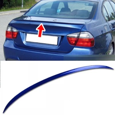Painted #381 For BMW E90 4D SEDAN M-TYPE TRUNK SPOILER REAR WING M Sport 335i Foto 1 de 4
