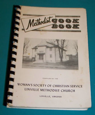 1961 Linville Methodist Church Cookbook Linville, Virginia  vintage recipes VA - Image 1 of 4