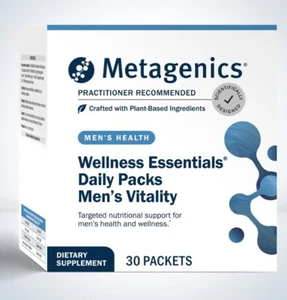 Wellness Essentials Men’s Vitality By Metagenics. 30 Packets. Optimal Health - Picture 1 of 8