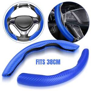 Universal 15"/38cm Car Accessories Steering Wheel Cover Carbon Fiber Anti-slip