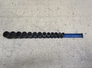 MATCO 13pc Twist Socket Set - 10mm - 22mm SKTRL15M *Some Pieces Are Rusted* - Foto 1 di 10