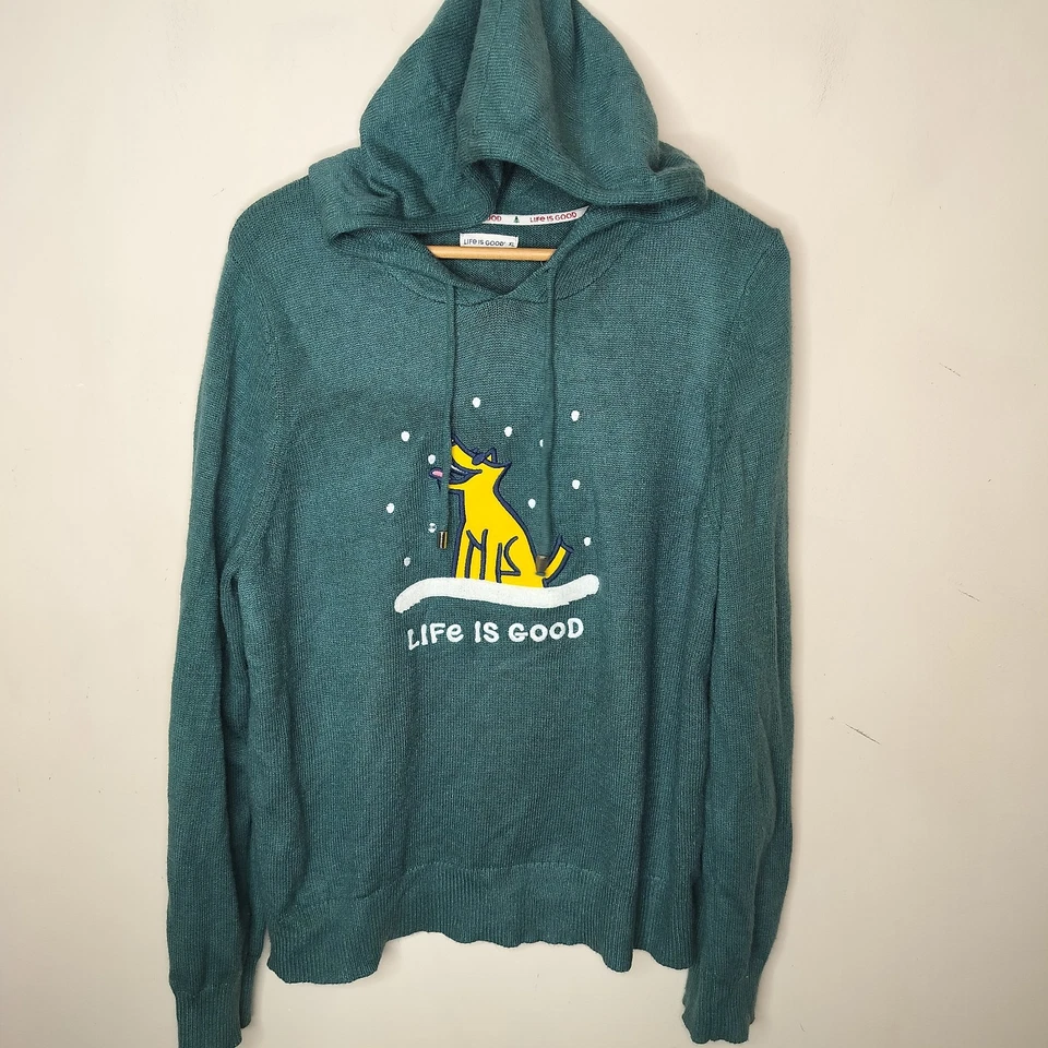 Life Is Good Mujer Sudadera con Capucha Suéter Talla XL Rocket Dog Nieve Invierno Con Capucha Foto 1 de 4