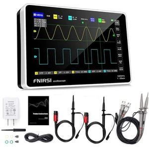 NEW FNIRSI 1013D Plus 7inch Digital Tablet Oscilloscope 2CH 100MHz Bandwidth 1GS - Picture 1 of 19