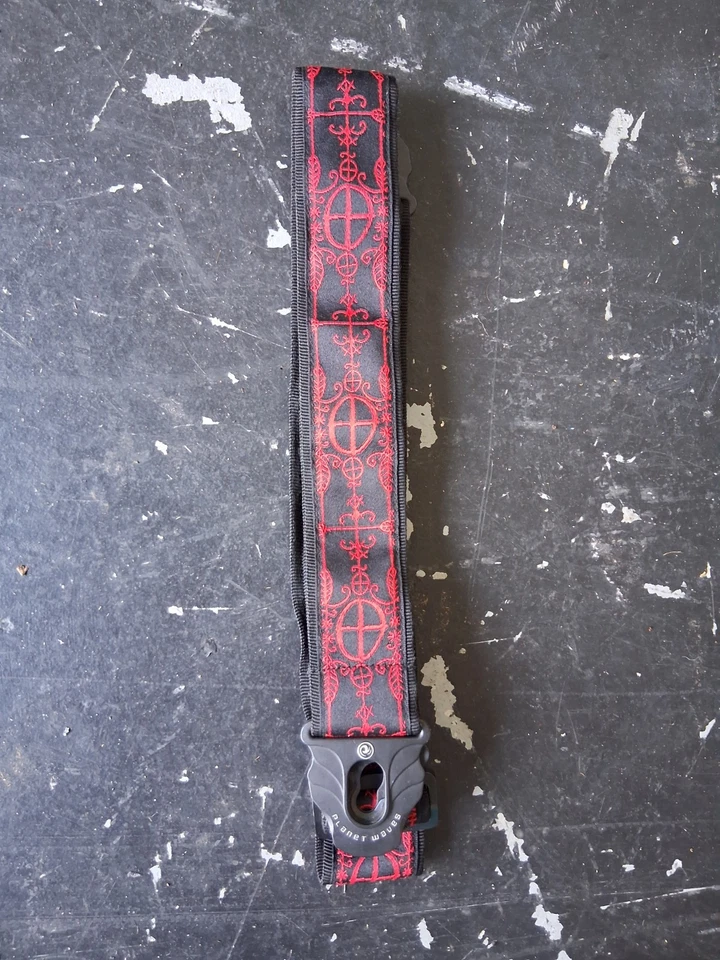 Planet Waves Locking Guitar Strap. Red Foto 1 de 1