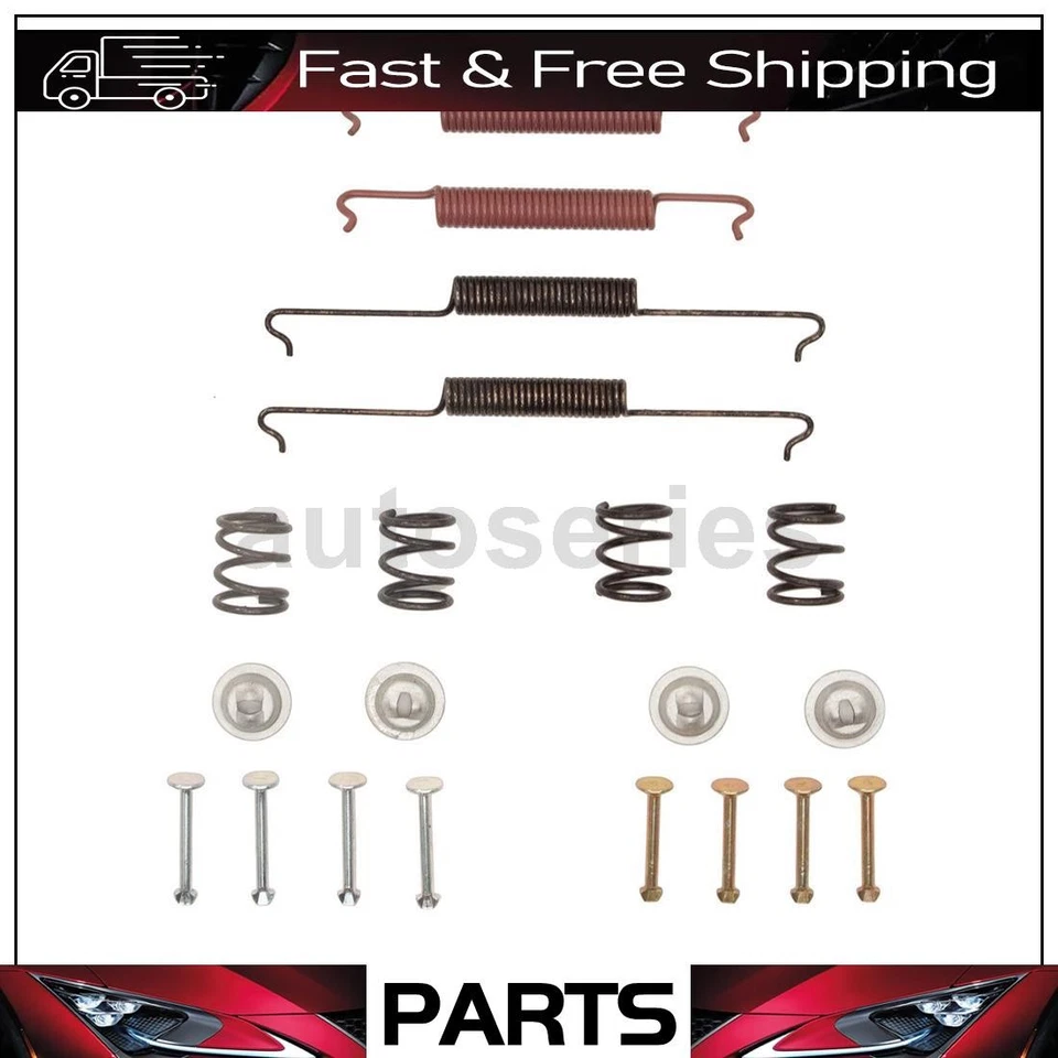 Drum Brake Hardware Kit Rear For 1958-1977 Volkswagen Beetle 1pcs - Image 1 of 1