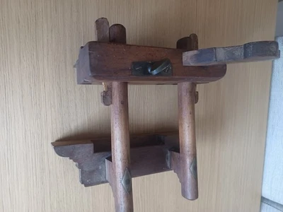 Vintage Wooden Plough Plane With Depth Gadge - Image 1 of 4