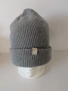 Vuori Alpine Waffel Beanie Mütze Kappe Erwachsene Einheitsgröße hellgrau Strick Bündchen Stil - Bild 1 von 5