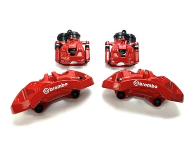 GENUINE AUDI Q5 FY FRONT LEFT + RIGHT BREMBO BRAKE CALIPERS 2017-2024 338/300mm - Image 1 of 4