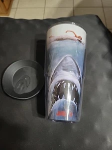JAWS Movie Tervis Tumbler 24 oz with Lid DA DUM DA DUM 50 Year Anniversary - Picture 1 of 5