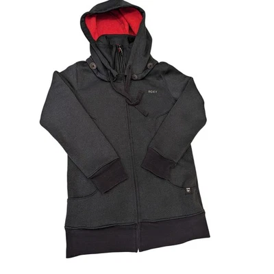 Roxy Hoodie Womens Medium Jacket Zip Fleece Lining Cozy Sweatshirt Skater 114199 - Image 1 of 4