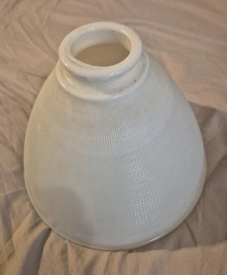 Milk Glass Light Shadeof ANTIQUE VINTAGE  - Image 1 of 2