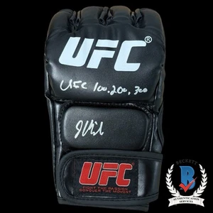 Jim Miller Signed UFC Fight Glove BAS Beckett COA Inscribed UFC 100 200 300 - Picture 1 of 2