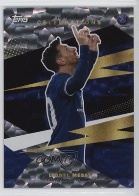 2021 Paris Saint-Germain Team Set Signature Celebrations Icy Foil Lionel Messi - Image 1 of 2