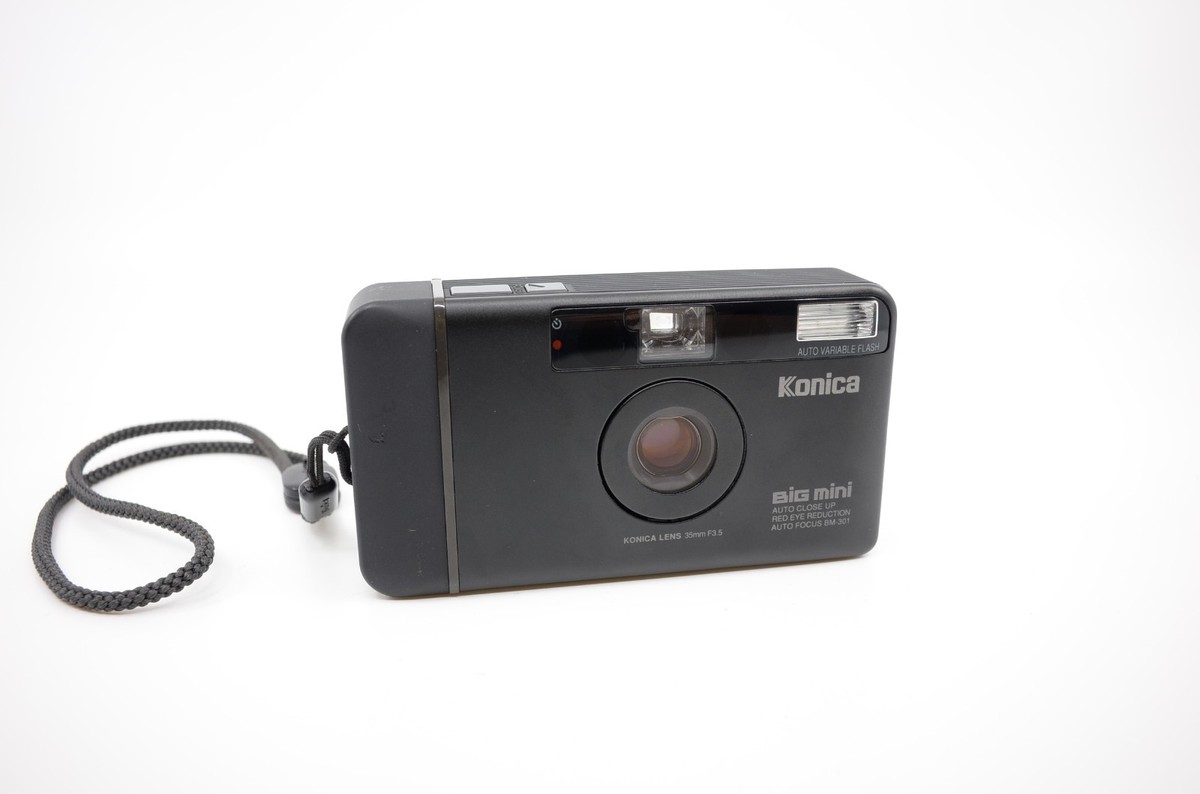 Ricoh R1s、Konica BM-301 #2359、2243 Konica BIG MINI BM-301 Black Compact Camera Film Camera Used
