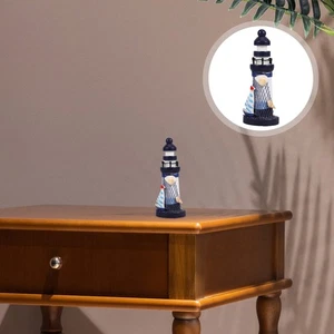 Lighthouse Model Mini Nautical Ornament Mediterranean Decoration - Picture 1 of 12