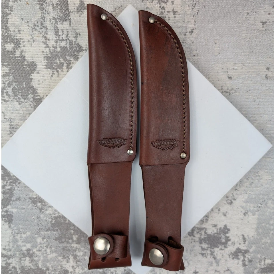Funda de cuchillo de cuero marrón Remington Sportsman Series Foto 1 de 4