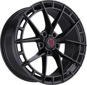 1 TIS Motorsports 22x10 6X5.50 +24 504B Gloss Black Wheel Rim - Picture 1 of 4