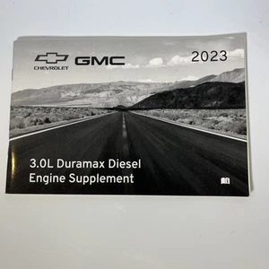 2023 Chevrolet GMC 3.0L Duramax Diesel Supplement Owners Manual - Picture 1 of 3