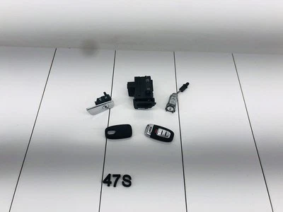 09-17 AUDI Q5 IGNITION SWITCH & CENTRAL LOCK & GLOVE BOX DOOR CYLINDER & KEY OEM - Image 1 of 4