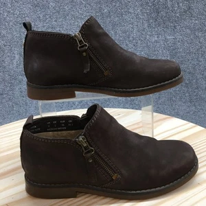 Hush Puppies Boots Womens 7 Mazin Cayto Ankle Bootie Brown Comfort HW05977-201 - Picture 1 of 19