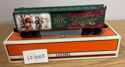 Lionel 2528100 Christmas 2025 Annual Holiday Box Car Toy Train O Gauge Santa New - Image 1 of 4