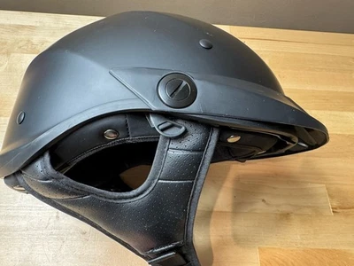 LS2 Adulto Medio Protector Cara Casco Moto con Visera, Negro Mate Talla MEDIANO Foto 1 de 4