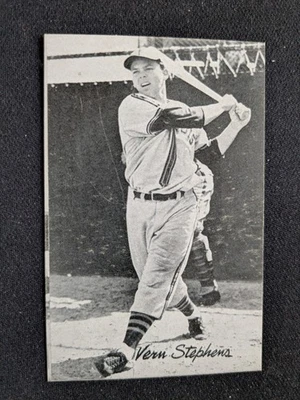 1947 Bond Bread Exhibit Baseball Card # Vern Stephens - St. Louis Browns (EX) - Image 1 of 3