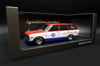 Ignition model 1 18 Datsun Bluebird (510) Wagon (Red White Blue) Limited to 120 - Image 1 of 4