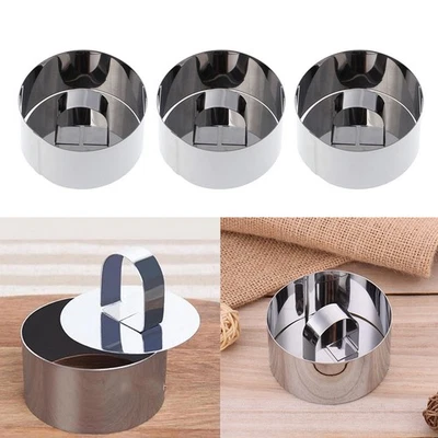  6 Pcs Dessertförmchen Kuchen Formen Backen Zum Edelstahlkuchenform - Bild 1 von 4