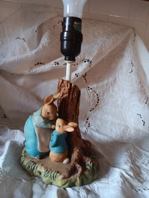 Lámpara infantil Beatrix Potter Peter Rabbit Frederick Warne & Co 1994 Charpente Foto 1 de 4