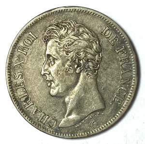 Moneda de plata de 5 francos de Francia 1826 H KM# 720,5 - Imagen 1 de 2