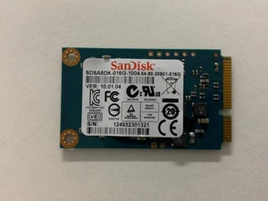 SanDisk U100 16GB MLC SATA 6Gbps mSATA SSD Drive SDSA5DK-016G-1004 #321 - Picture 1 of 5