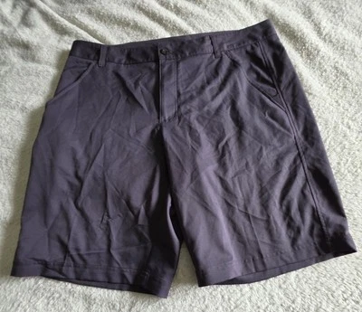 Fila Sport Shorts Men's Performance Golf Flat Front Chino Polyester Gray Size 38 — 第 1/4 张图片