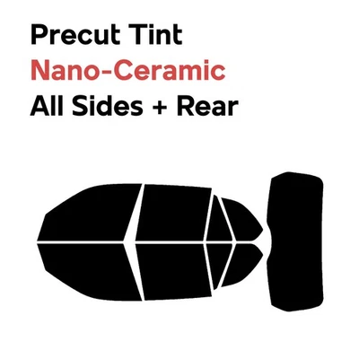 Película de ventana precortada automotriz nano cerámica cualquier tono para BMW X5 2007-2013 Foto 1 de 4