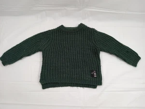 Zara Baby Knit Wear 2-3 Years Green Pullover Sweater - Picture 1 of 8