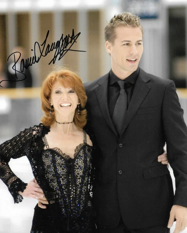 Bonnie Langford "DANCING ON ICE" 10"X 8" Genuine Autograph COA 22892 Cover