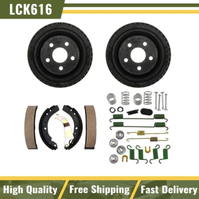 Rear Brake Drums & Brake Shoes Hardware Spring Kit Fits 1993 Dodge Dynasty - Image 1 of 4