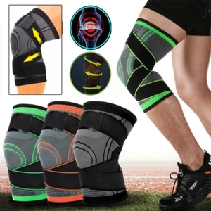 Ginocchiera 3D Compressione Tutore Supporto Cinghia Sport Dolori Articolari Sollievo Artrite - Foto 1 di 18