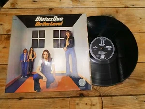 STATUS QUO ON THE LEVEL LP 33T VINYLE EX COVER EX ORIGINAL 1975 GATEFOLD - Photo 1/7