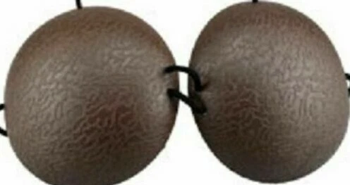 Top de bikini Luau de plástico para fiesta a elegir cocos o conchas marinas Foto 1 de 2