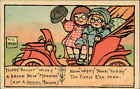 MG Hays Hubby Bought Wifey Classic Car Comic c1910 Vintage Postcard