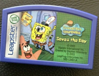 Spongebob Squarepants Saves The Day Leapster Game Cartridge  - Image 1 of 2