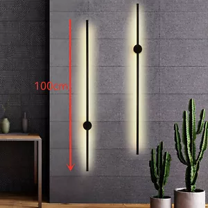 1M Modern LED Wall Light Long Strip Sconce Stairs Bar Linear Wall Lamp Bedroom - Picture 1 of 14