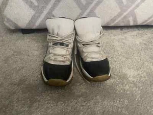 Nike Air Jordan 11 Retro Concord White Black Youth size 4 - Picture 1 of 15