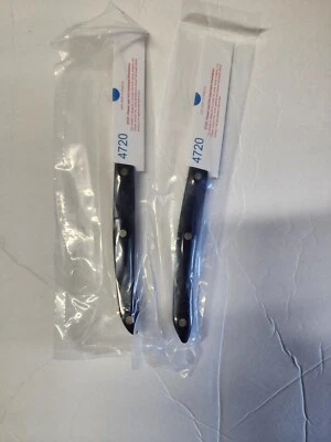 New 2 x Cutco 4720 4" Gourmet Paring Knife Classic Dark Brown Set of 2