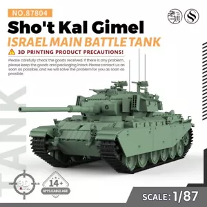 SSMODEL SS87804 1/87 kit modellino militare Israele Sho't Kal Gimel carro armato da battaglia principale - Foto 1 di 5