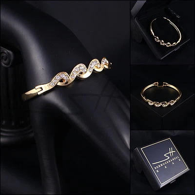 Armreif, Armspange, Armband *Edle Ranke* Rosegold im Etui, Weihnachtsgeschenk - Bild 1 von 4